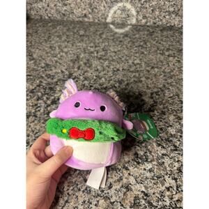 Squishmallows Svenja Axoloti Soft Purple Sealife Wreath